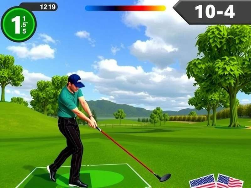 Mastering the Swing in Saffron Swing Golf Saffron Swing Golf gameplay showing swing mechanics