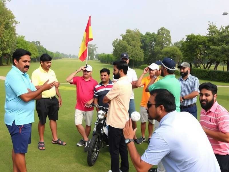 The Vibrant Saffron Swing Golf Community Saffron Swing Golf community event with players from across India